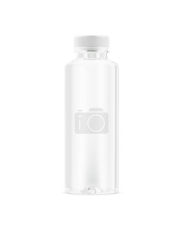 Foto de Una imagen de una botella de agua aislada sobre un fondo blanco - Imagen libre de derechos