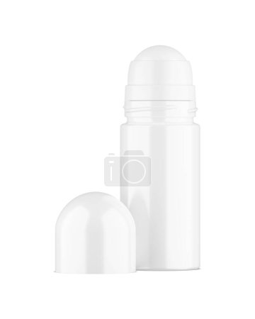 Foto de Imagen de un rollo de desodorante blanco aislado sobre un fondo blanco - Imagen libre de derechos