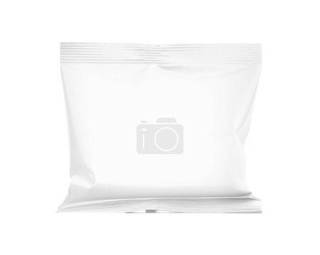 Photo for An image of a white snack pack isolated on a white background - Royalty Free Image