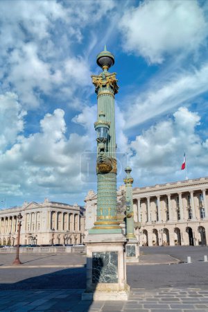 Photo for Paris, beautiful column on the place de la Concorde - Royalty Free Image