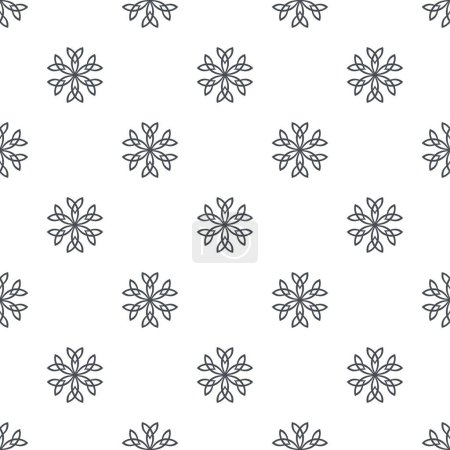 Téléchargez les illustrations : Modèle sans couture d'hiver Arrière-plan, Illustration vectorielle - en licence libre de droit