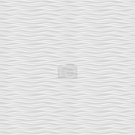 Illustration for Seamless Abstract Water Wavy Pattern - Royalty Free Image