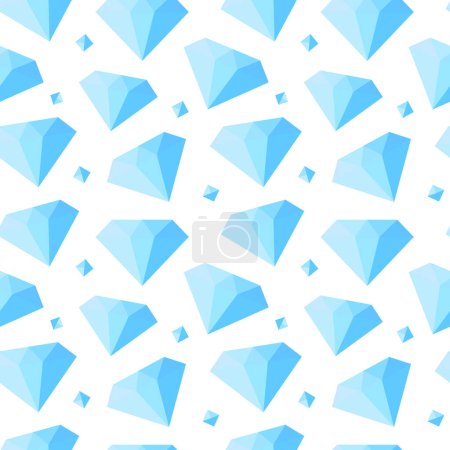 Photo for Diamonds seamless pattern, Vector illustration - Royalty Free Image