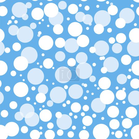Illustration for Bubble Seamless Pattern Background - Royalty Free Image