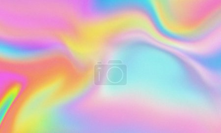 Foto de Hologram wave grainy texture background - Imagen libre de derechos