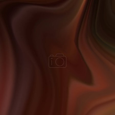 Photo for Abstract brown background with curved lines and wave motion - Royalty Free Image