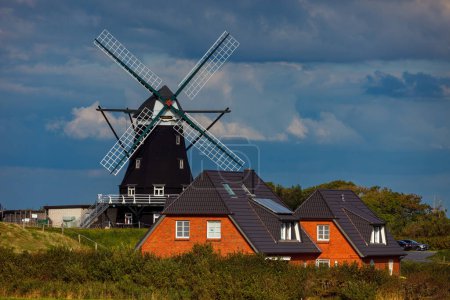 Photo for The windmill of Pellworm in Schleswig Holstein - Royalty Free Image
