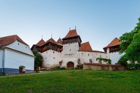 Photo for The fortified church of Viscri in Romania - Royalty Free Image