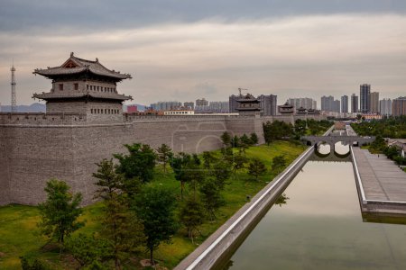 Téléchargez les photos : Le mur de Datong en Chine - en image libre de droit