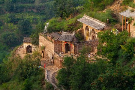 Téléchargez les photos : Village de Lijiashan en Chine - en image libre de droit
