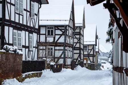 Die historischen Häuser von Herleshausen in Hessen
