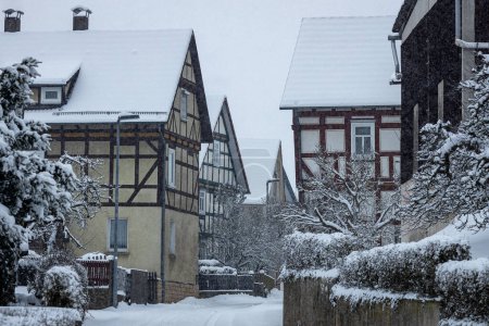 Die historischen Häuser von Herleshausen in Hessen