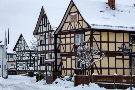 The historic houses of Herleshausen in Hesse