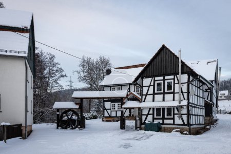 Las casas históricas de Herleshausen en Hesse