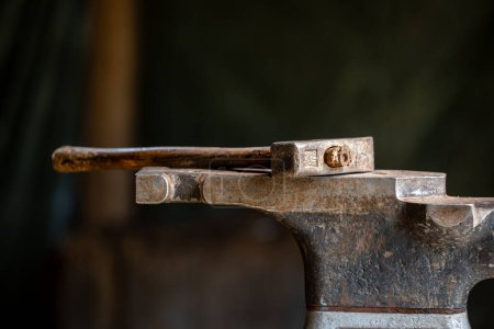 The work tools of a blacksmith