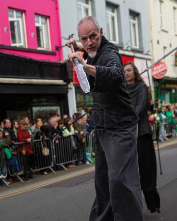Photo for KILLLARNEY, IRELAND - MARCH 17: Saint Patrick's Day parade in Killarney Ireland on March 17, 2024: Parade Saint Patrick's - Royalty Free Image