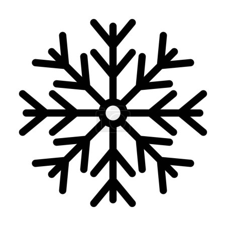 Téléchargez les illustrations : Conception d'icône de ligne d'illustration vectorielle d'hiver - en licence libre de droit