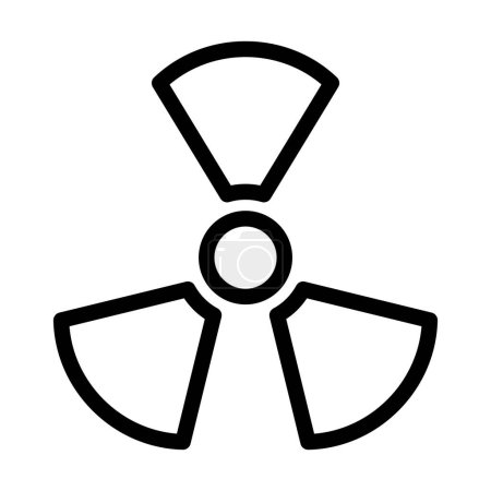 Ilustración de Nuclear Vector Illustration Line Icon Design - Imagen libre de derechos