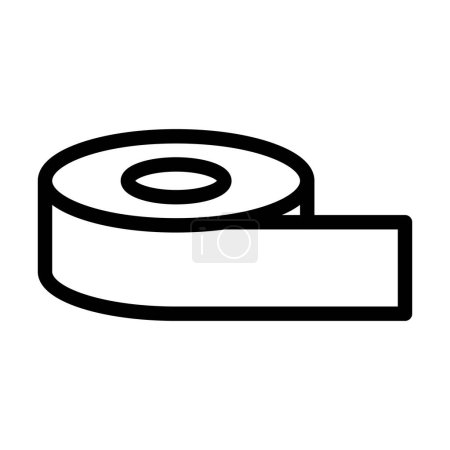 Ilustración de Icono de línea gruesa del vector de la cinta del conducto para el uso personal y comercial - Imagen libre de derechos