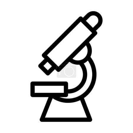 Illustration for Microscope Vector Thick Line Icon For Personal And Commercial Use - Royalty Free Image