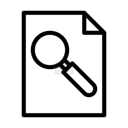Illustration for Case File Vector Thick Line Icon For Personal And Commercial Use - Royalty Free Image