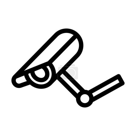 Illustration for Cctv Vector Thick Line Icon For Personal And Commercial Use - Royalty Free Image