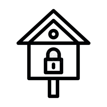 Eviction Vector Thick Line Icon For Personal And Commercial Use