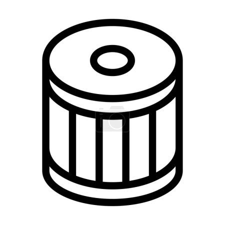 Illustration for Filter Vector Thick Line Icon For Personal And Commercial Use - Royalty Free Image