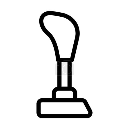 Ilustración de Shift Vector Thick Line Icono para uso personal y comercial - Imagen libre de derechos