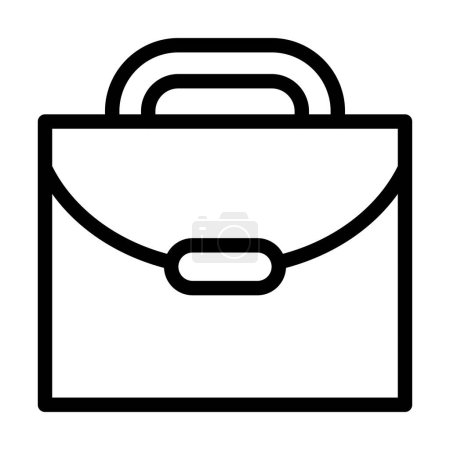 Illustration for Briefcase Vector Thick Line Icon For Personal And Commercial Use - Royalty Free Image