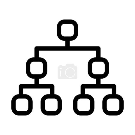 Ilustración de Reorganizar Vector línea gruesa icono para uso personal y comercial - Imagen libre de derechos