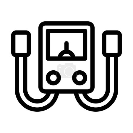 Illustration for Electrophoresis Vector Thick Line Icon For Personal And Commercial Use - Royalty Free Image