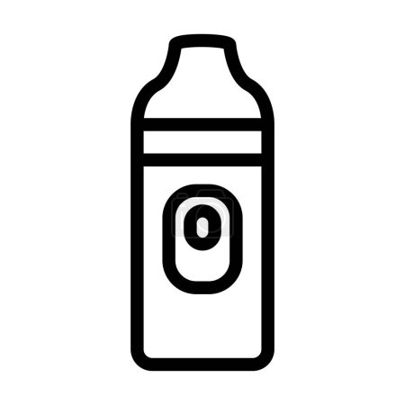 Illustration for Vape Vector Thick Line Icon For Personal And Commercial Use - Royalty Free Image