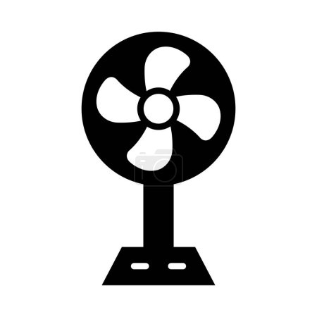 Ilustración de Ventilador Vector Glyph Icono para uso personal y comercial - Imagen libre de derechos