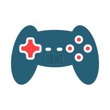 Illustration for Controllers Glyph Two Color Icon For Personal And Commercial Use - Royalty Free Image