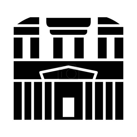 Téléchargez les illustrations : Icône vectorielle de glyphe de Petra pour l'usage personnel et commercial - en licence libre de droit