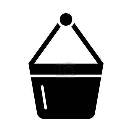 Ilustración de Pot Holder Vector Glyph Icon para uso personal y comercial - Imagen libre de derechos