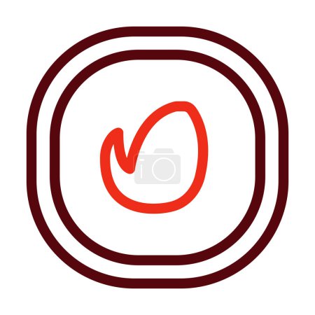 Ilustración de Envato Vector Thick Line Dos iconos de color para uso personal y comercial - Imagen libre de derechos