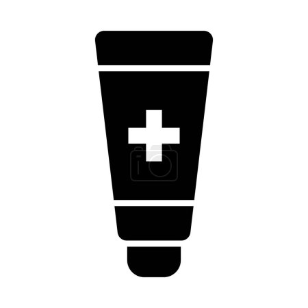 Ilustración de Icono de glifo vectorial de pomada para uso personal y comercial - Imagen libre de derechos