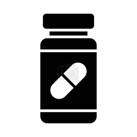 Ilustración de Vitamin Vector Glyph Icon para uso personal y comercial - Imagen libre de derechos
