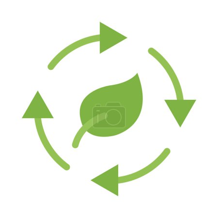 Carbon Cycle Vector Flat Icon für den persönlichen und kommerziellen Gebrauch