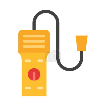 Illustration for Gas Detector Vector Flat Icon For Personal And Commercial Use - Royalty Free Image