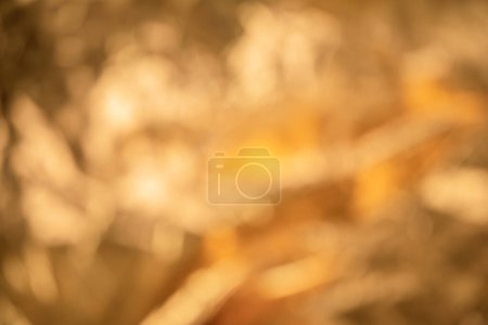 Foto de Primer plano de abstracto fuera de foco fondo metálico dorado - Imagen libre de derechos