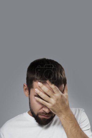 Photo for Portrait of young frustrated man after big failure - Royalty Free Image