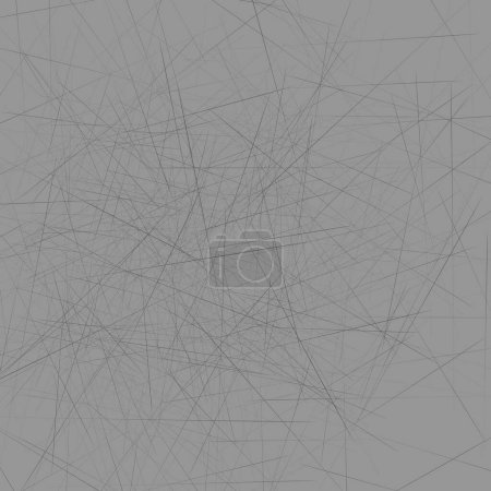 Foto de Líneas con la ilusión de profundidad del espacio. Dibujo vectorial como pantalla de fondo / salpicadura - Imagen libre de derechos