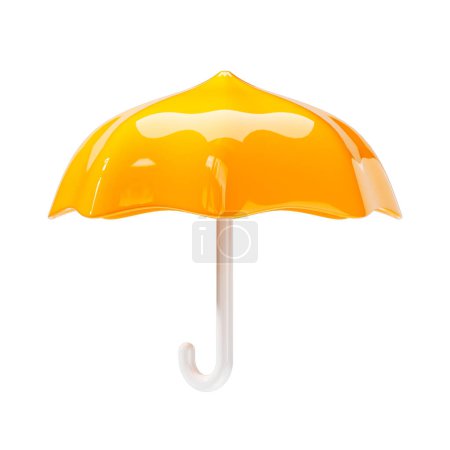 Foto de Paraguas amarillo, señal de pronóstico del tiempo - Imagen libre de derechos
