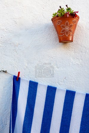 Foto de Decorative detail of a wall in Nisa village,Portugal - Imagen libre de derechos