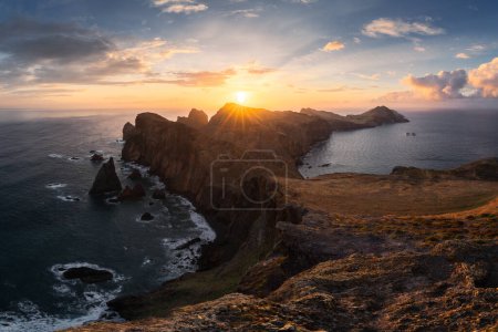 Photo for Sunrise at Sao Lourenco peninsula in Madeira. High quality photo - Royalty Free Image
