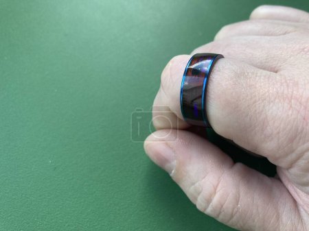 NFC ring sensor for storing and the transmitting information