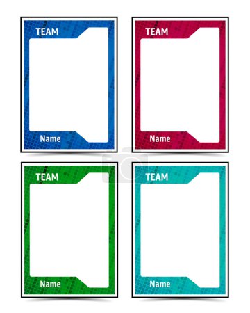 techno Identification abstract card frame border template design flyer with tile pattern texture 